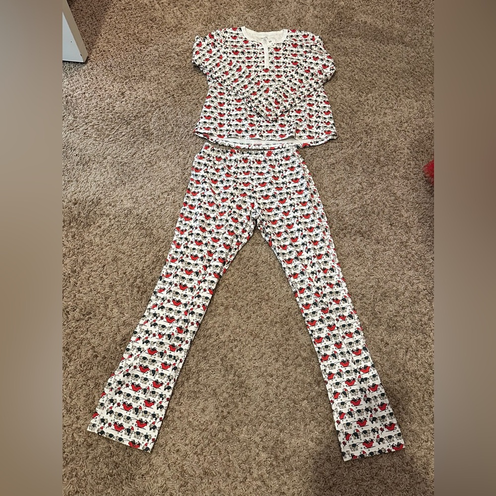 Roller rabbit Long pajama set NWOT sz XS - Picture 2 of 6